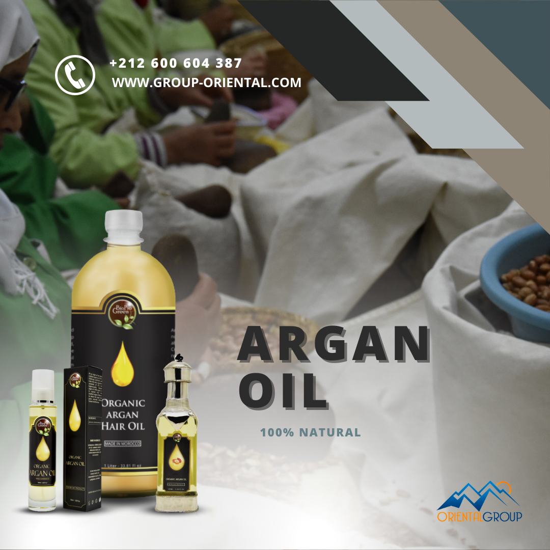 Exportation d'huile d'argan certifiée