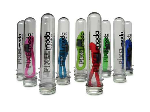 Sports slicone montre digitale avec le tube