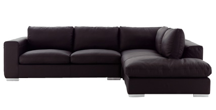 CANAPE D'ANGLE EN CUIR (ref. CA07)