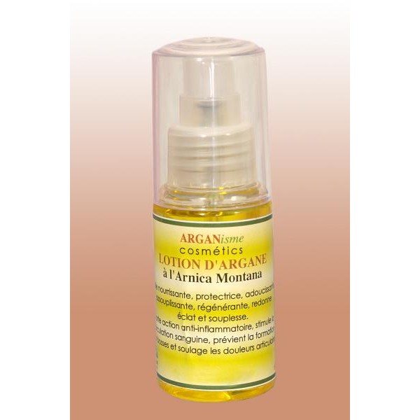 Lotion d'argan parfumée pour massage ARGANisme