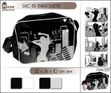 SAC BANDOULIERE EN VINYLE - ref.5108