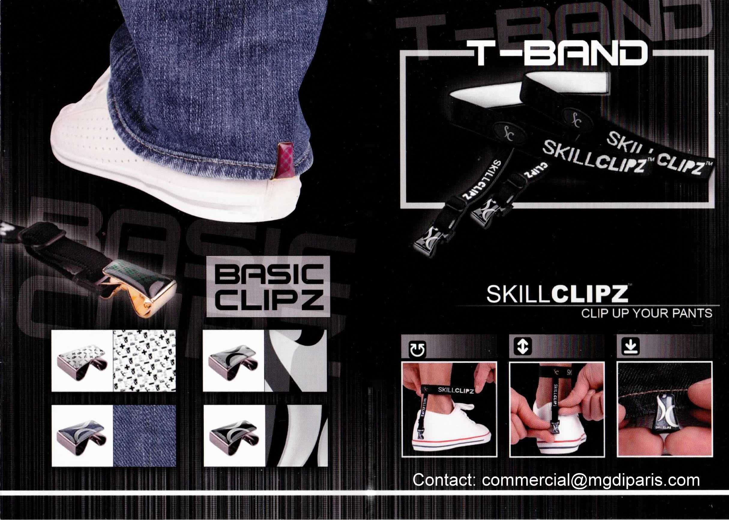 UNIQUE!!!LACETS SKILLCLIPZ PROTEGE PANTALON