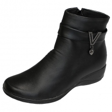 Bottines femme à talon compensé