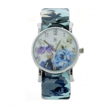 Montre-bracelet imprimée rose