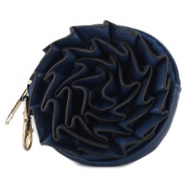 Petit porte-monnaie rond en forme de fleur