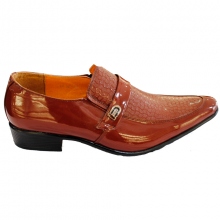 Chaussures de ville homme avec motif croco dessus