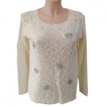 Pulls femme avec motifs devant
