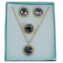 Coffret cadeau parure dorée pour femme