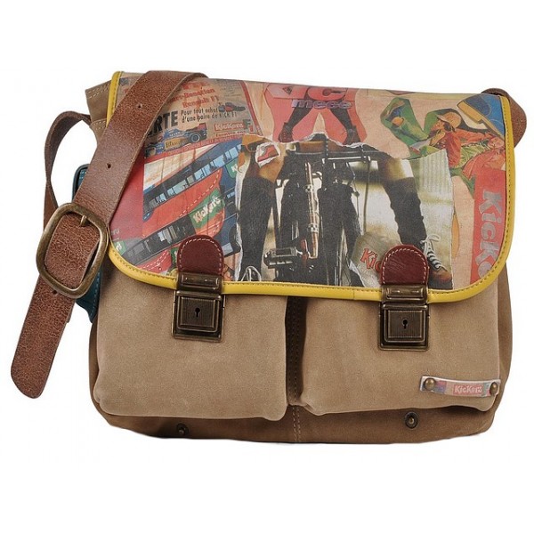 Sac femme cuir daim KICKERS