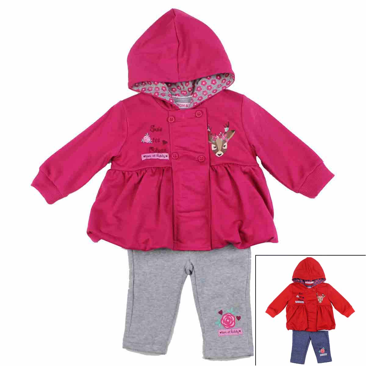10x Ensembles 3 pieces Tom Kids du 3 au 24 mois
