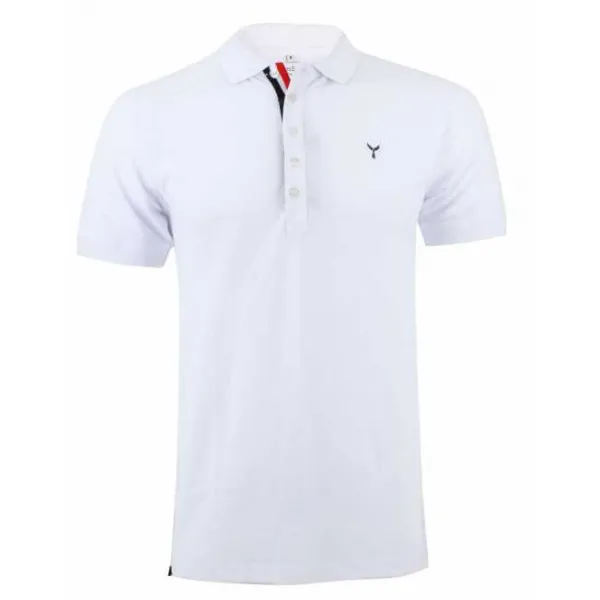 Polo Unie Col Raye  7,50 € HT  Ref 9804 