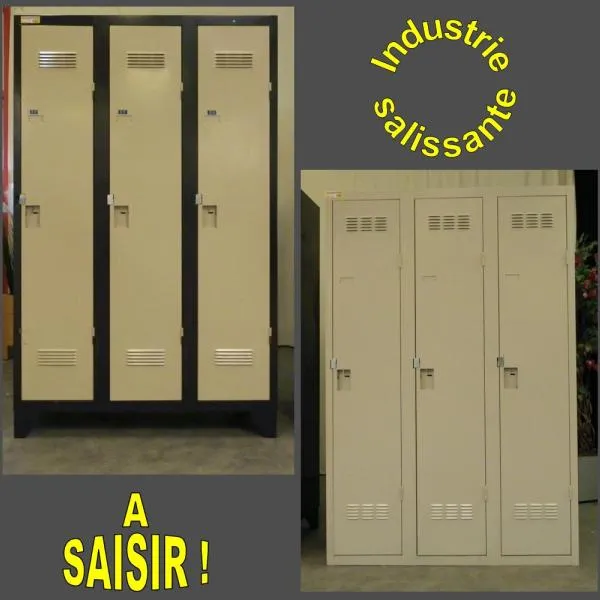 VESTIAIRES MONOBLOCS INDUSTRIE SALISSANTE OCCASION