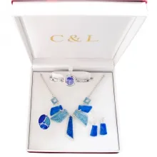 Coffret cadeau orné de résines pour femme