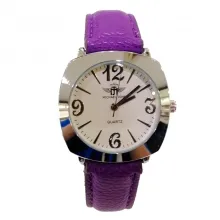 Montre-bracelet femme avec mouvement quartz et candran en acier