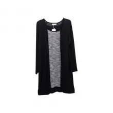 Pull grande taille femme avec doublure et empiècement en voile