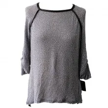 Pull tendance avec manches retroussables