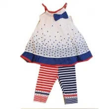 Ensemble marinier deux pièces pour bébé fille