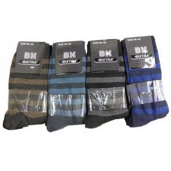 Chaussette homme rayé Réf 9247 1,20 € HT/unité