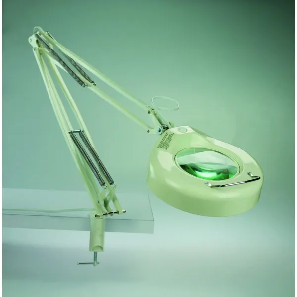 Lampe loupe metal blanc. 22W