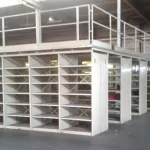 Plateforme 21 m² sur rayonnages FERALCO / occasion
