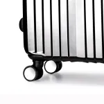 Valise taille Cabine 57cm - PC Ultra légère - 4 roues 20172 - Noir