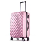 Valise Taille Cabine rose ultra leger PC 4 roues PARTY PRINCE