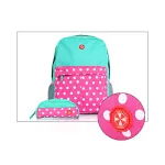 sac à dos bleu rose loisir voyage enfant  multicouleurs