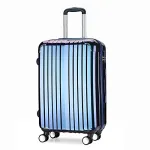 Valise Taille Cabine rigide 57cm bleu ultra leger ABS+PC 4 roues multicouleurs PARTY PRINCE