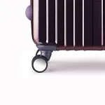 Valise Taille Cabine rigide 57cm violet ultra leger ABS+PC 4 roues PARTY PRINCE