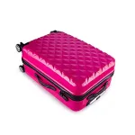 Valise Taille Cabine rigide rose foncé ultra leger PC 4 roues PARTY PRINCE
