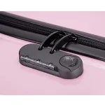 Valise Taille Cabine rose ultra leger PC 4 roues PARTY PRINCE