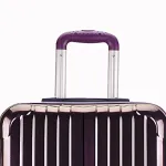 Valise Taille Cabine rigide 57cm violet ultra leger ABS+PC 4 roues PARTY PRINCE
