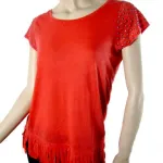 Top femme clouté à frange 5,50 € HT