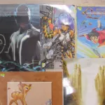 Lot de grands posters, affiches plastifiées, posters 3D