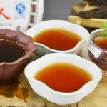 Galette de thé pu er cuit bio 357g année 2012 en gros