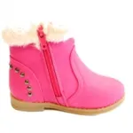 Bottines fourrées et cloutées pour enfant