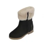 Bottines fourrées cloutées