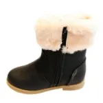 Bottines fourrées cloutées pour enfant