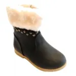 Bottines fourrées cloutées pour enfant
