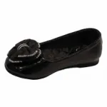 Jolies ballerines fille ornées de nœuds à strass