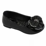 Ballerines filles ornées de nœuds à strass