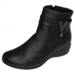 Bottines femme à talon compensé