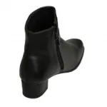 Bottines noires avec demi-lunes à strass