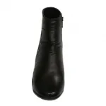 Bottines noires décorées de strass