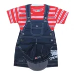 Ensemble salopette à trois pièces pour bébé garçon