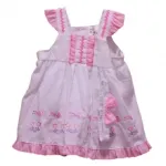 Ensemble robe et bandeau pour bébé fille