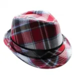 Chapeau trilby hyper tendance à carreaux