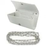 Sac de soirée avec rabat plissé