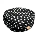 Casquette style militaire à pois