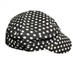 Casquette style militaire à pois